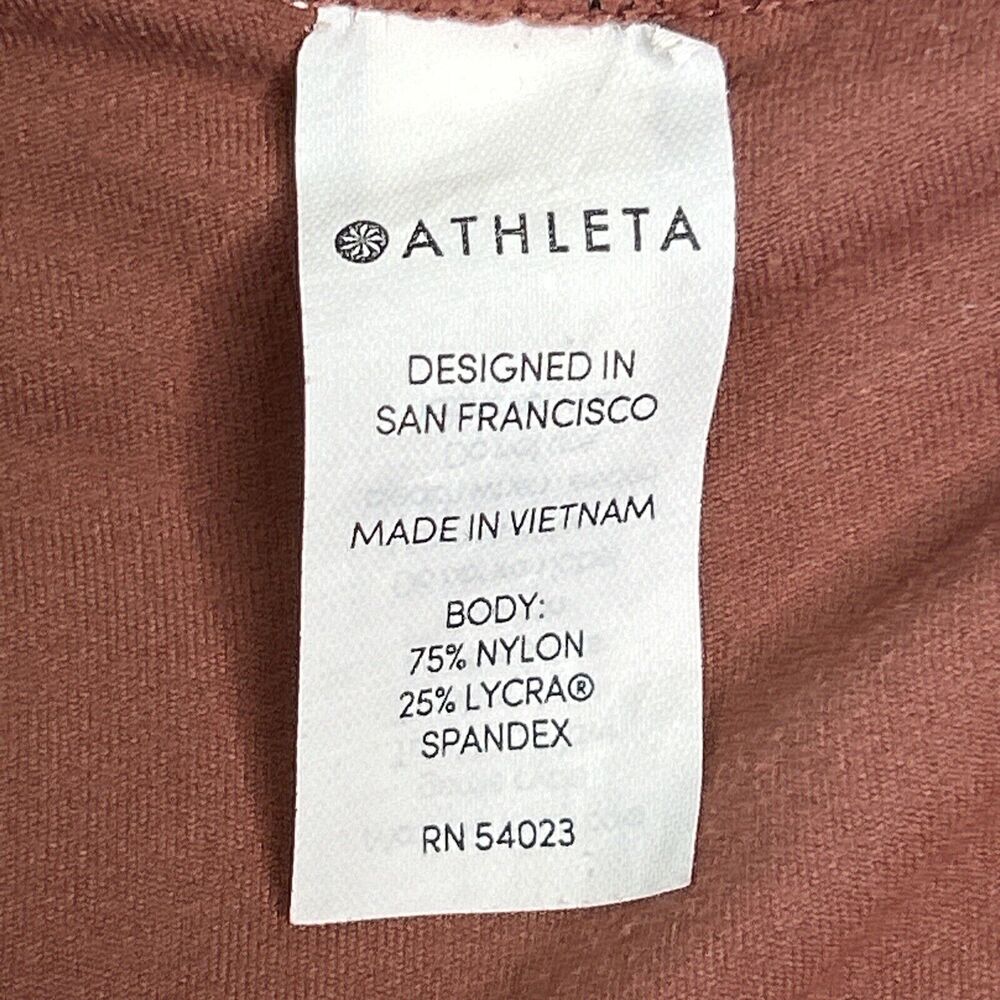 Athleta Women's Size L Elation 7/8 Tight Leggings Rose Pink 293142 - Picture 5 of 7
